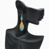 Aretes De Plata Retro Gota