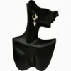 Aretes Huggies De Acero Picos