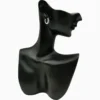 Aretes Huggies De Plata Abrazo Azul