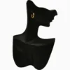 Aretes Huggies De Plata Abrazo Entrelazado