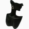 Aretes Huggies De Plata Triple Fila