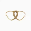 Arracadas De Acero Corazón Espiral