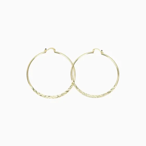 Arracadas De Oro Diseño De Moda 60
