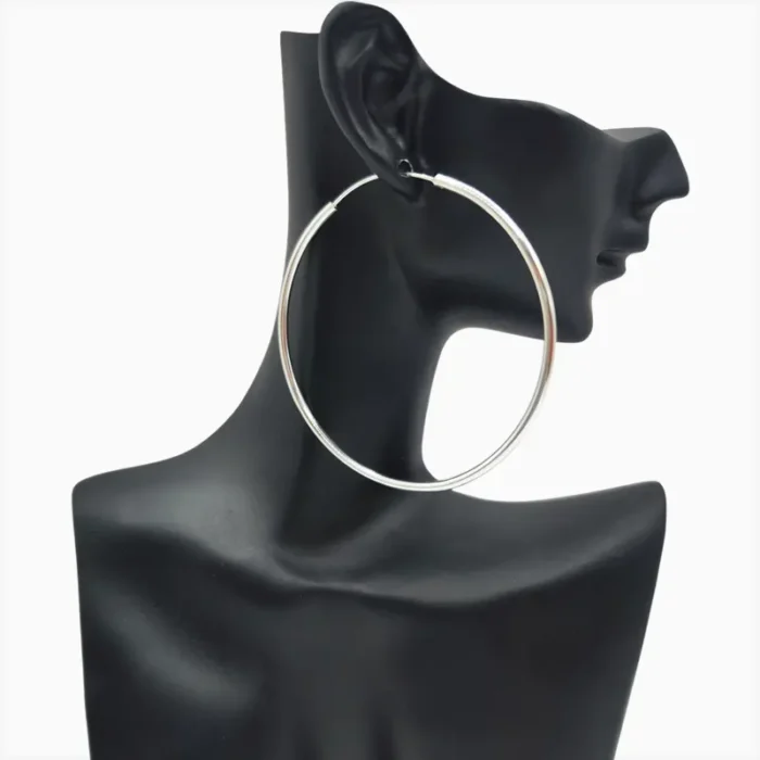 Arracadas De Plata Aros Lisos