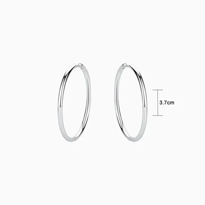 Arracadas De Plata Para Charms Plata