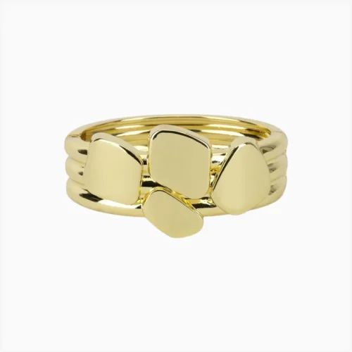 Brazalete De Oro Diseño Dorado