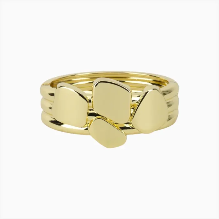 Brazalete De Oro Diseño Dorado