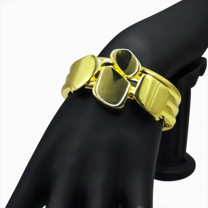 Brazalete De Oro Diseño Dorado