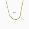 Cadena De Oro Torsal 3mm