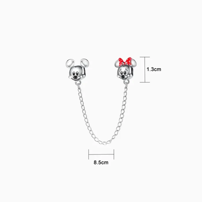 Cadena De Seguridad Mickey Y Minnie