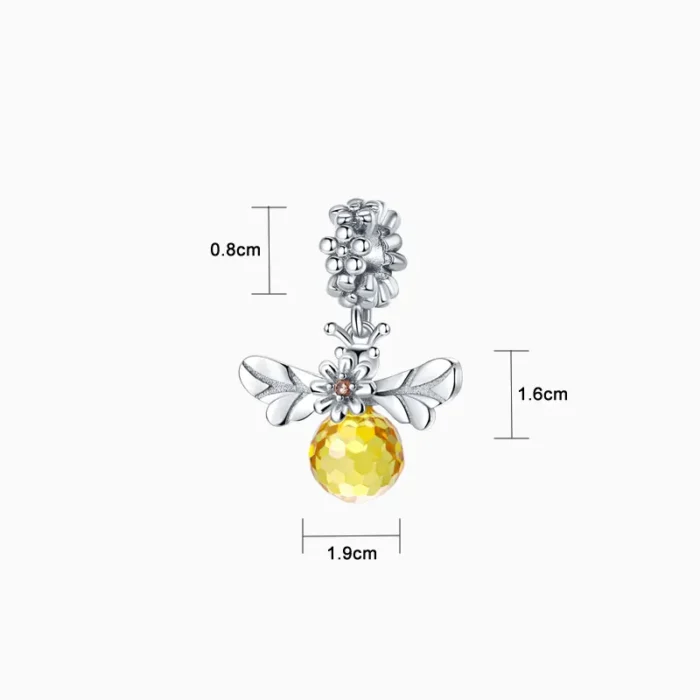 Charm Abeja Brillante