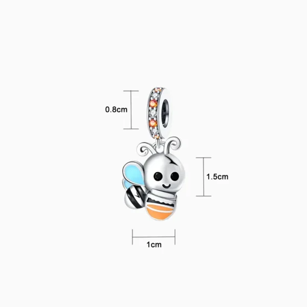 Charm Abeja Feliz Con Miel