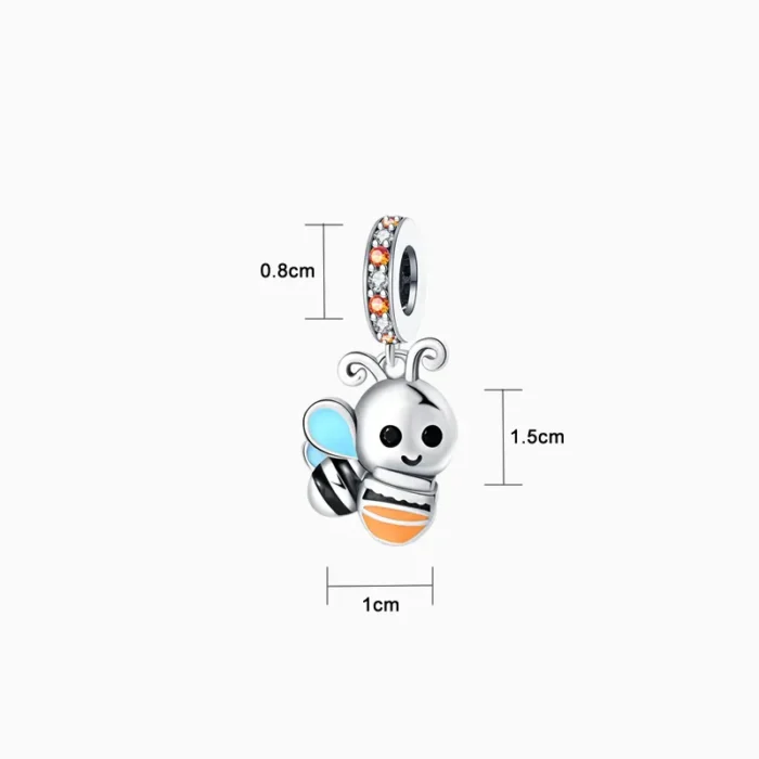 Charm Abeja Feliz Con Miel