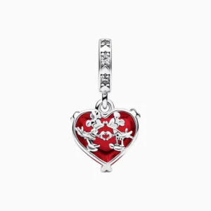 Charm Beso Mickey Y Minnie Mouse