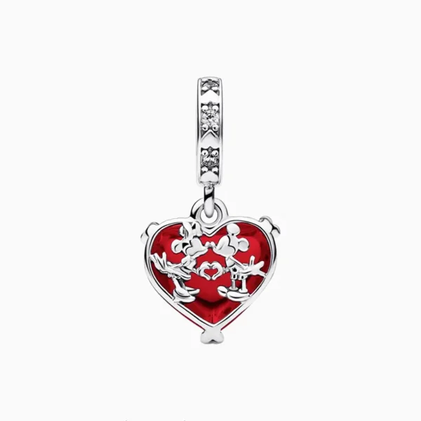Charm Beso Mickey Y Minnie Mouse