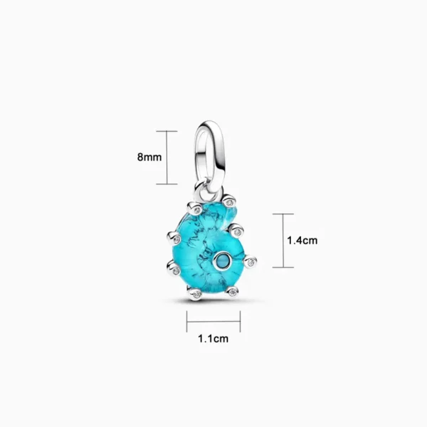 Charm Caracola Azul