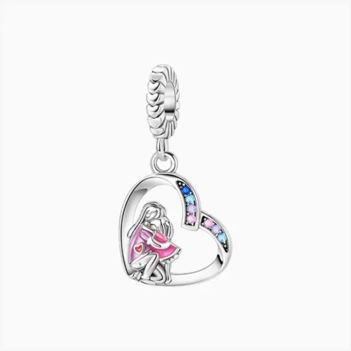 Charm Corazón Hija Y Madre