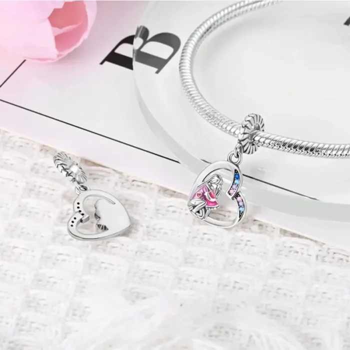 Charm Corazón Hija Y Madre