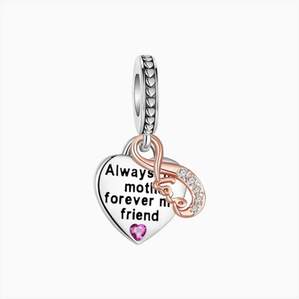 Charm Corazón Madre Y Amiga