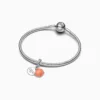 Charm Doble Concha Coral