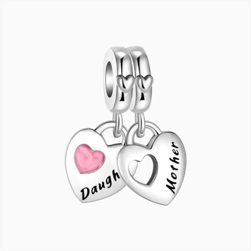 Charm Duo Corazón Madre e Hija
