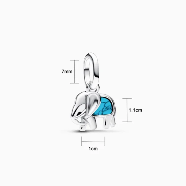 Charm Elefante Turquesa