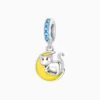Charm Gato En Luna Fluorescente