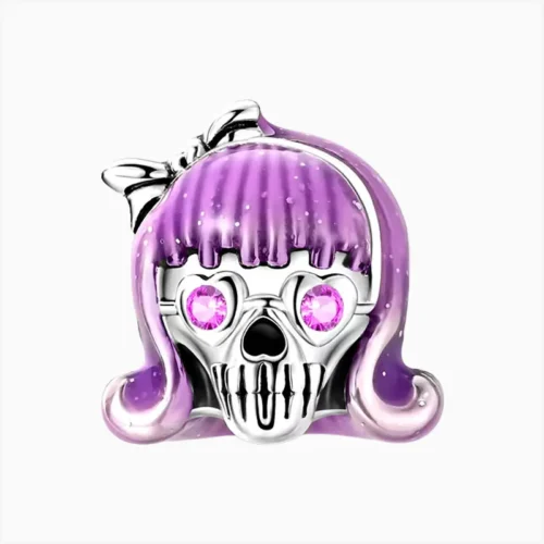Charm Halloween Calavera Fluorescente