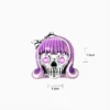 Charm Halloween Calavera Fluorescente