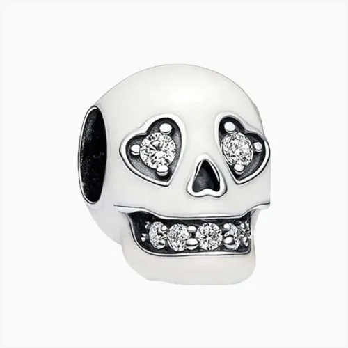 Charm Halloween Cráneo Fluorescente