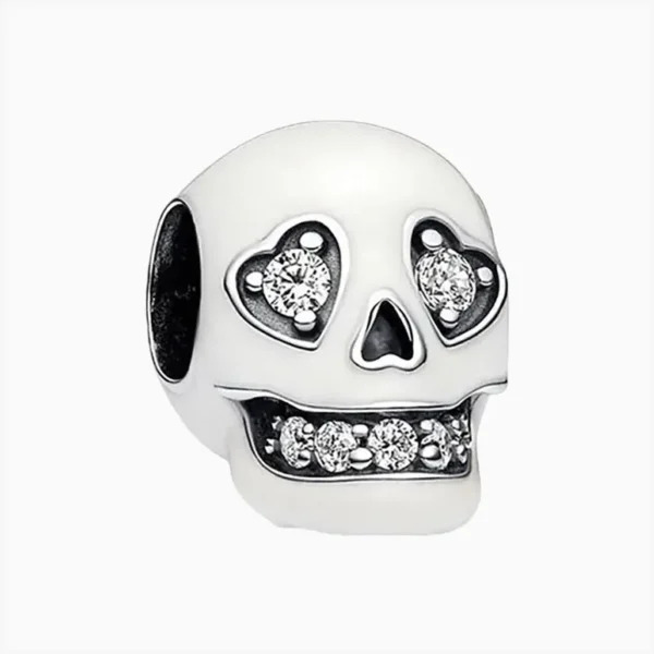 Charm Halloween Cráneo Fluorescente