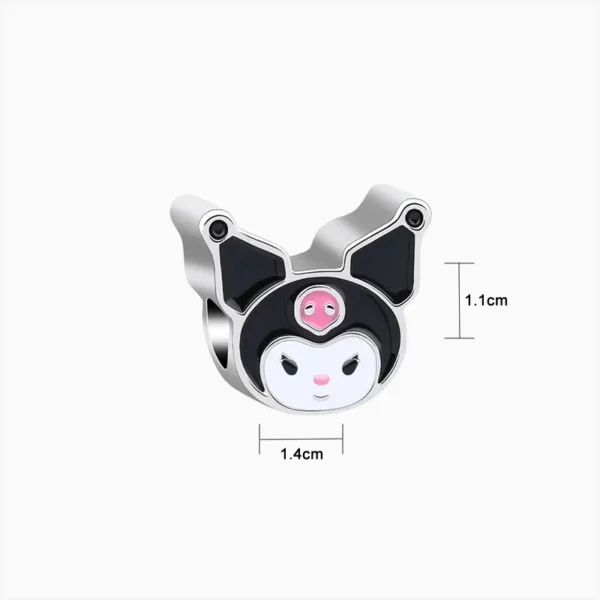 Charm Kuromi Negro