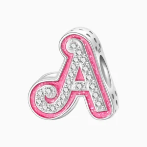 Charm Letra Estilo Barbie A