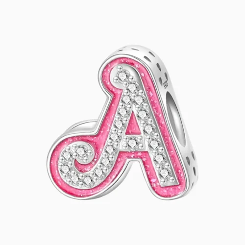 Charm Letra Estilo Barbie A