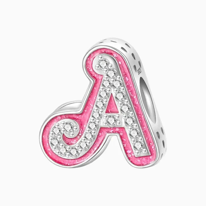 Charm Letra Estilo Barbie A