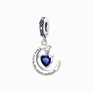 Charm Luna De Amor Corazón