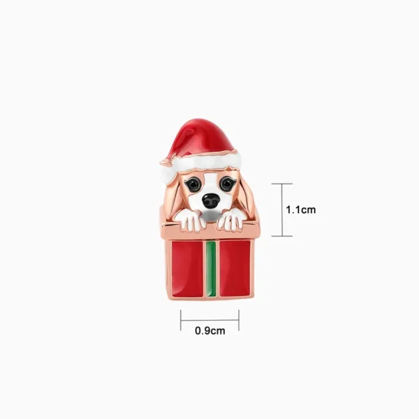 Charm Navidad Perrito Regalo