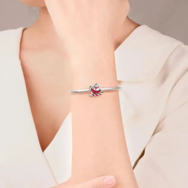 Charm Navidad Trineo Con Regalos