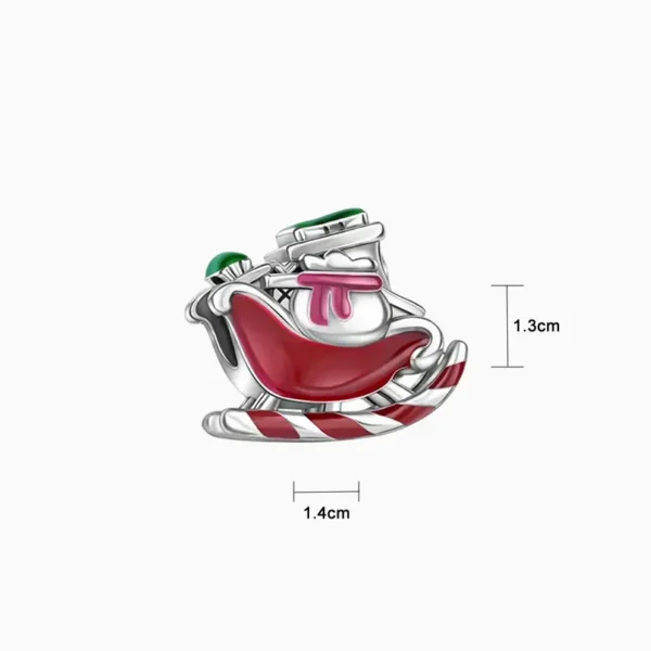 Charm Navidad Trineo Con Regalos