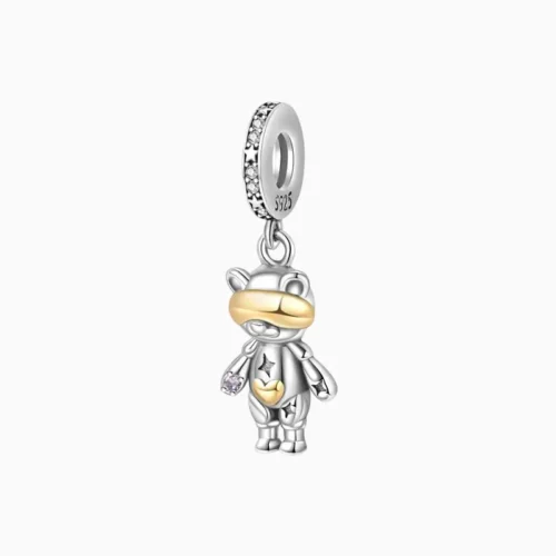 Charm Oso De Peluche Con Lentes
