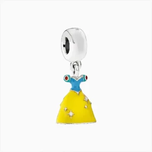 Charm Vestido Princesa Blanca Nieves