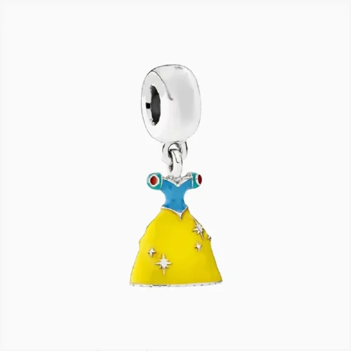 Charm Vestido Princesa Blanca Nieves