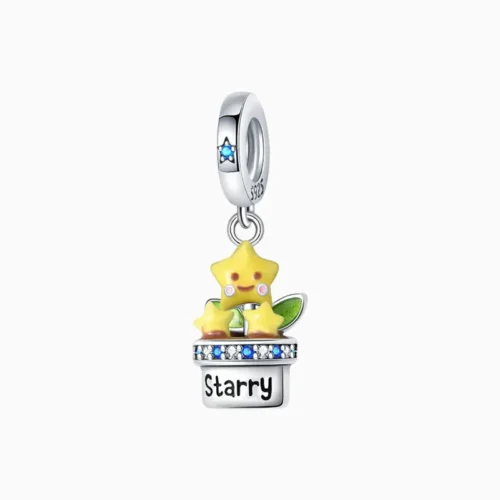 Charm Planta Estrella Fluorescente
