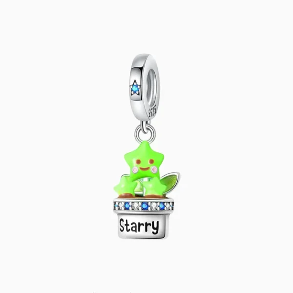 Charm Planta Estrella Fluorescente