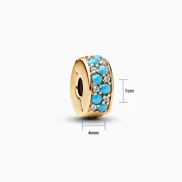 Charm Separador Azul Aqua