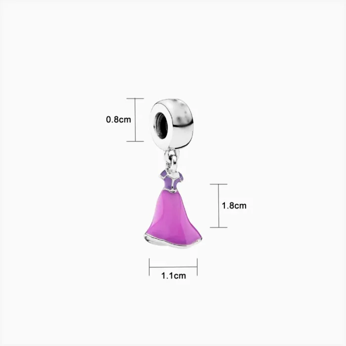 Charm Vestido Princesa Rapunzel
