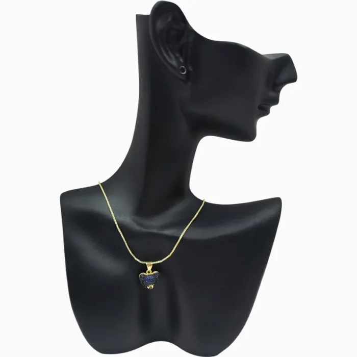Collar De Oro Dije Cabeza De Oso