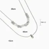 Collar De Oro Piedras Blancas