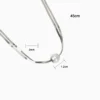 Collar De Oro Plateado Doble Con Perla