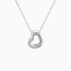 Collar De Plata Corazones Por Siempre